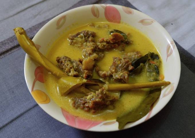 Tercepat Gulai Daging Salai