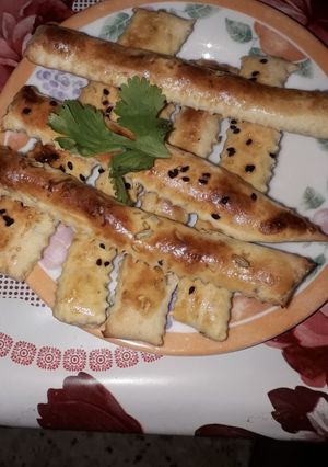 صورة لوصفة اصابع الخبز 😋😋😋