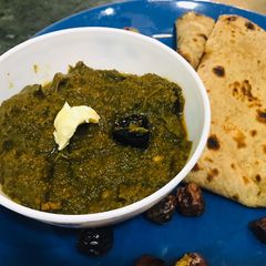 A picture of Sarson ka saag.