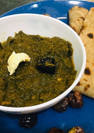 A picture of Sarson ka saag.