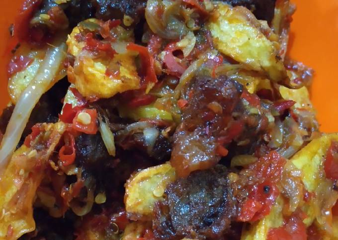 Dendeng Balado Kentang