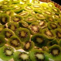 Una foto de Kuchen de kiwi 🥝