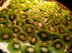 Una foto de Kuchen de kiwi 🥝