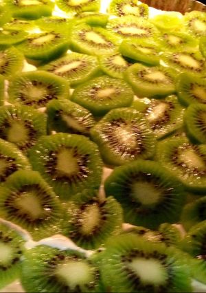 Una foto de Kuchen de kiwi 🥝