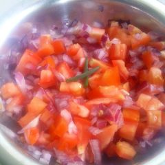 A picture of Simple Kachumbari.
