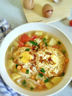 Foto resep Sup Sayur Telur Ceplok Bumbu Terasi