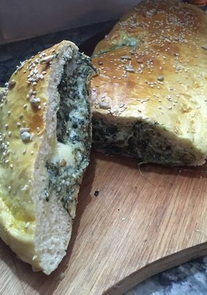 Una foto de Calzone vegetariano!