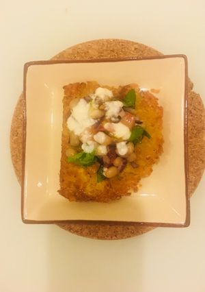 A picture of Hash Brown Chaat.