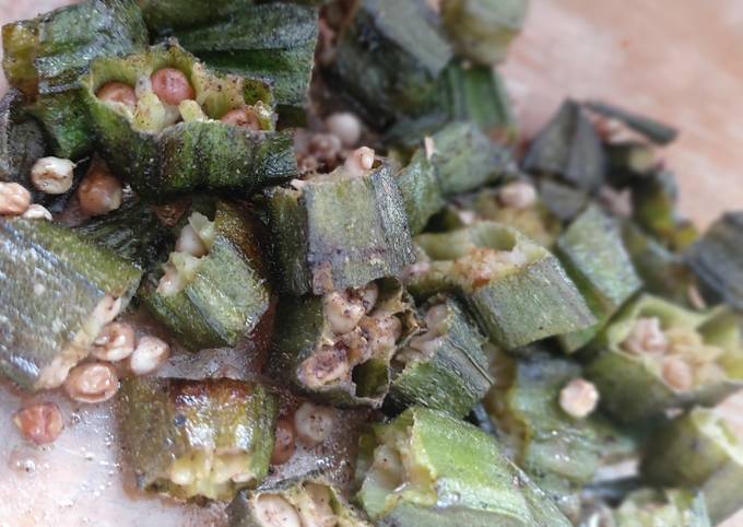 Cemilan Okra Panggang