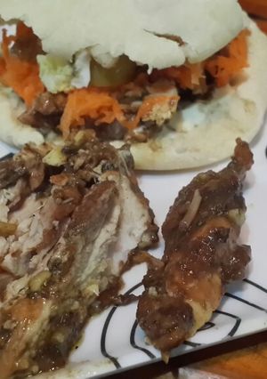 Una foto de Shawarma de pollo.🍗🍗