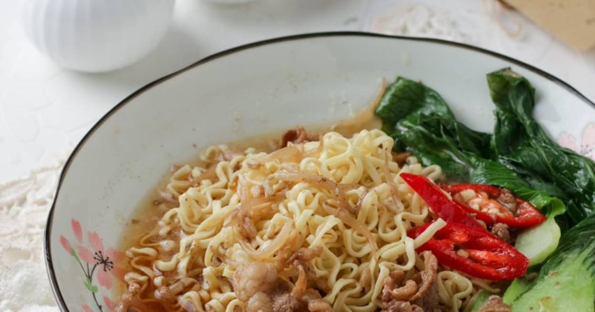 Resep Mie Kuah Kecap Oleh Cutzamania Cookpad