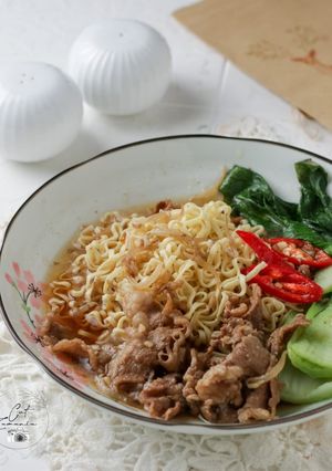 Foto resep Mie kuah kecap