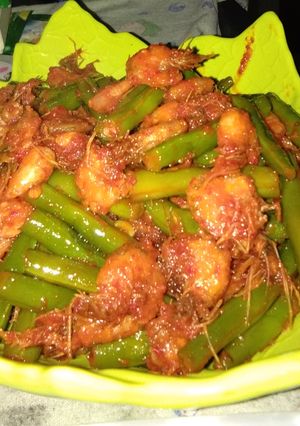 Foto resep Udang buncis balado