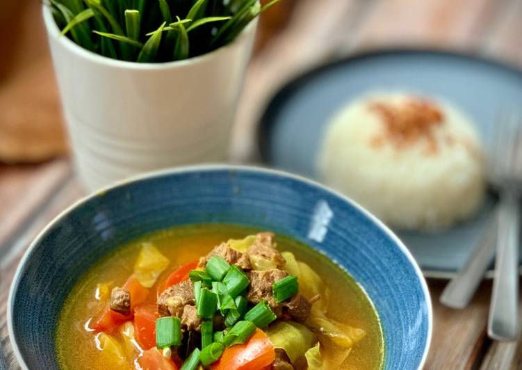 Steps to Make Ultimate Shank Beef Soup - Tongseng Sengkel Sapi