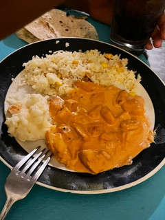 Una foto de Pechuga en crema de chipotle