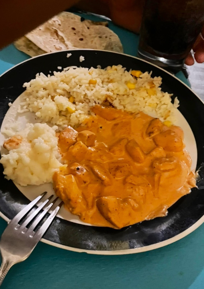 Una foto de Pechuga en crema de chipotle