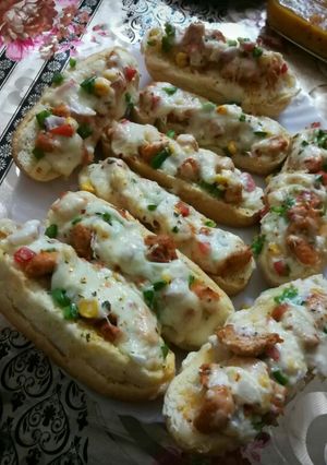 A picture of Open sandwich.