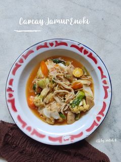 Foto resep Capcay Jamur Enoki