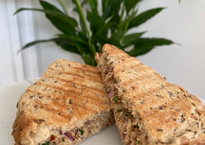 Simple Tuna Sandwich #sandwich