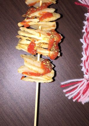 صورة لوصفة بطاطا مشوية