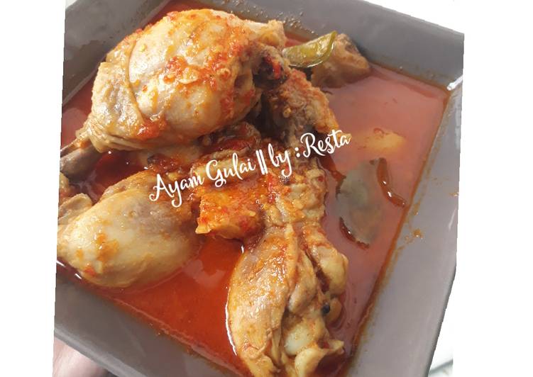 Resep Ayam Gulai (tanpa santan) yang Lezat Sekali