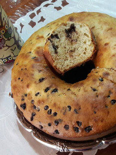 Una foto de Torta de banana y chips de chocolate