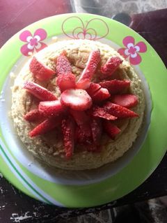 Una foto de Flan casero en olla express
