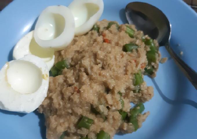 Resep Bubur oat asin oleh Bunda Dini - Cookpad