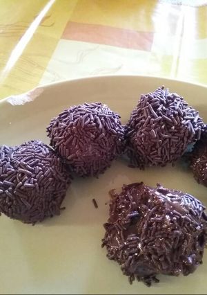 Una foto de Trufas de chocolate🍫