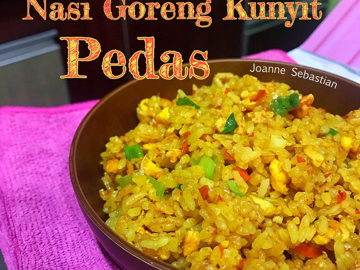 Yuk intip, Resep termudah bikin Nasi Goreng Kunyit Pedas dijamin nagih banget