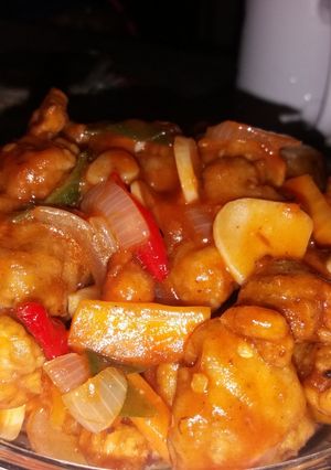 Foto resep 1. Ayam Fillet Pedas Asam Manis