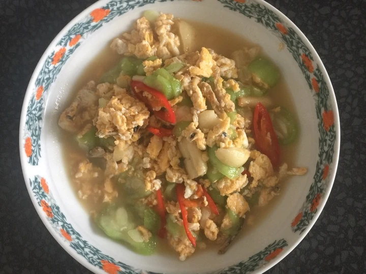 Easy Steps Make Recipes Petola goreng telur (fry butternut squash with egg) the Can Spoil the Tongue Perfect.