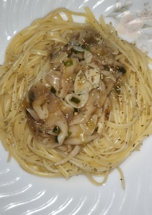Foto resep Spaghetti Saus Jamur (Clear Skin Diet)