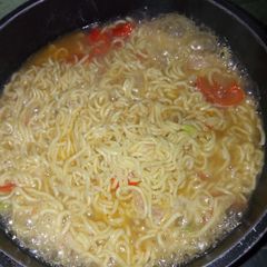 My watery noodles A picture of My watery noodles.