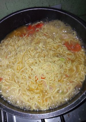 A picture of My watery noodles.