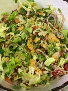 A picture of Strawberry and Chicken Salad.