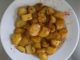 Patatas cocidas en microondas