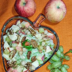 Apple Waldorf Salad A picture of Apple Waldorf Salad.