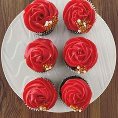 Valentine's day cupcakes A picture of Valentine's day cupcakes.