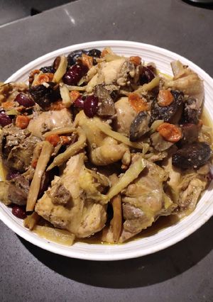 A picture of Steam Whole Chicken.