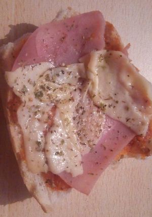 Una foto de Pan de pizza