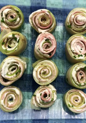 Une photo de Roulés concombre