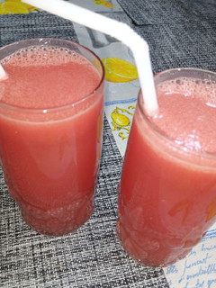 A picture of Melon Falsa Mocktail.