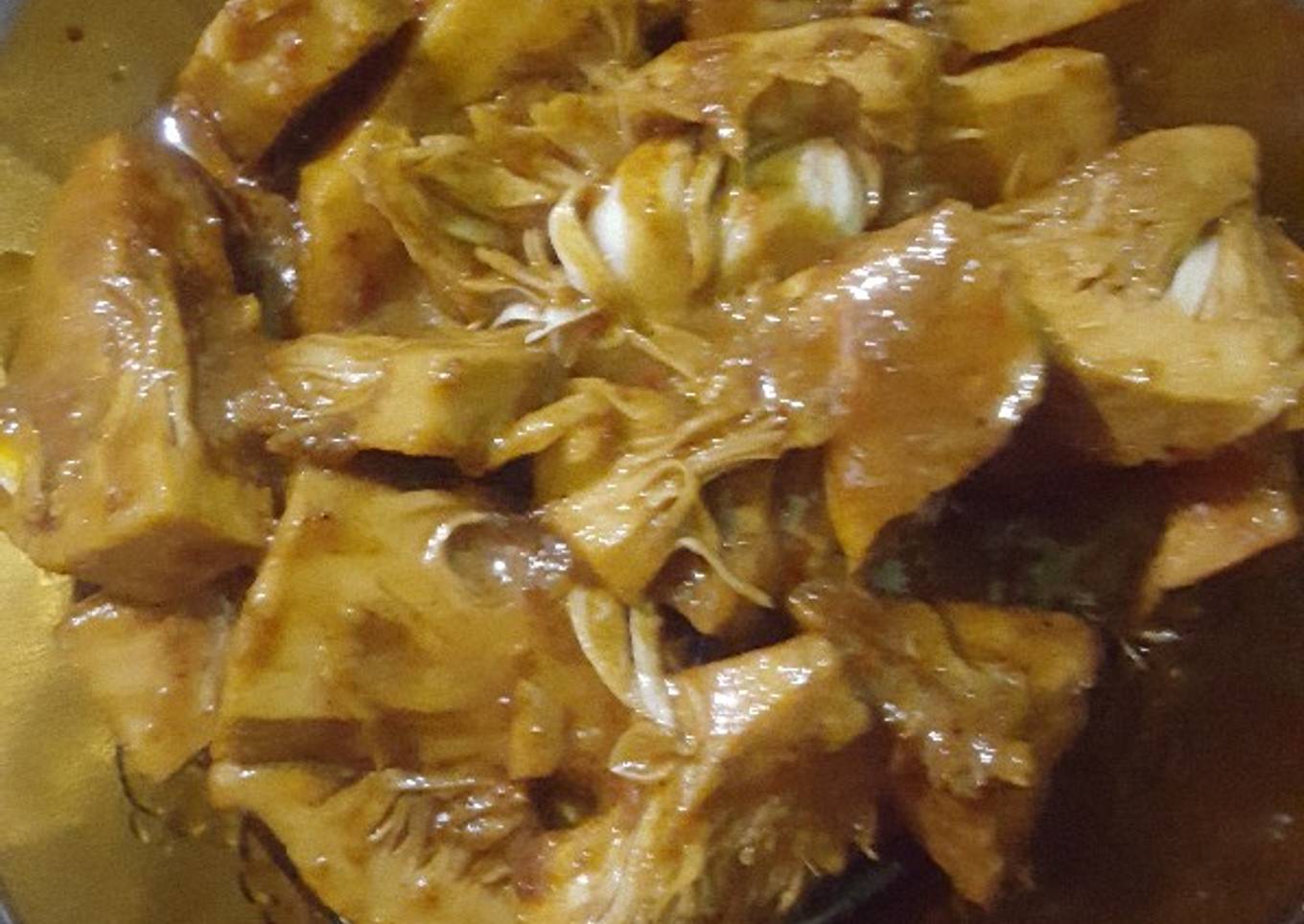 Nangka muda bumbu rendang