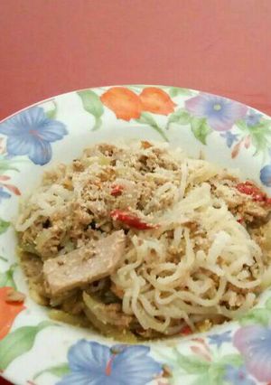 Foto resep Tuna Shirataki Aglio e Olio (ketofriendly)