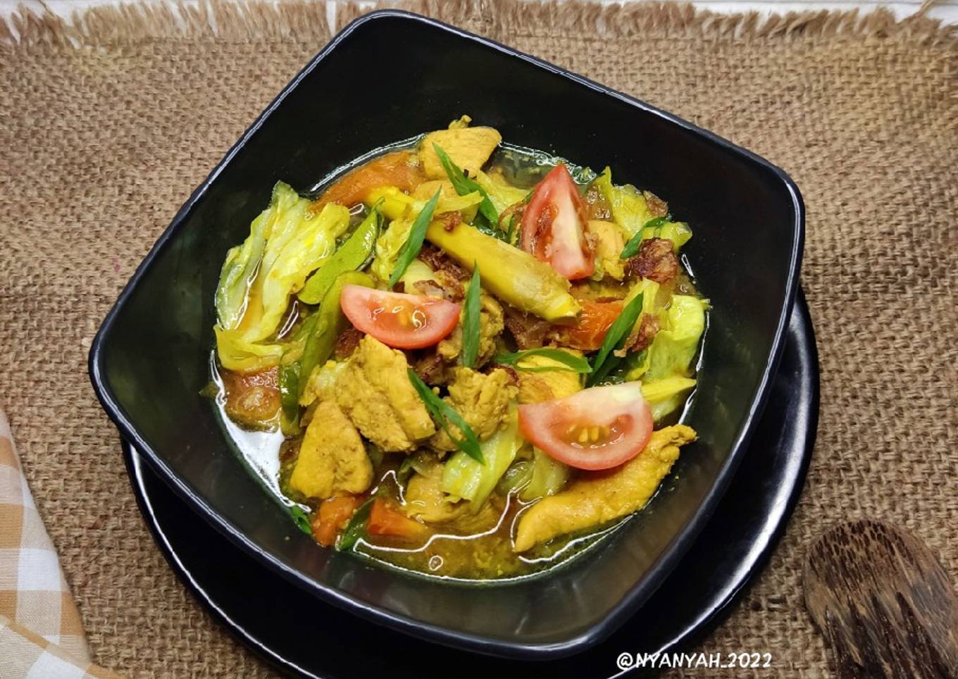 Tongseng ayam tanpa santan