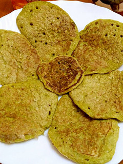 綠茶熱香餅 (無麵粉) 的食譜成品照片