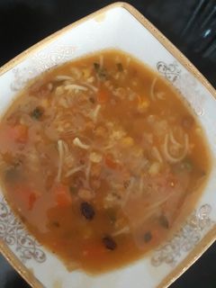 عکسی از دستور سوپ جو