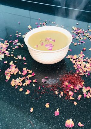 A picture of Saffron Rose Tea.