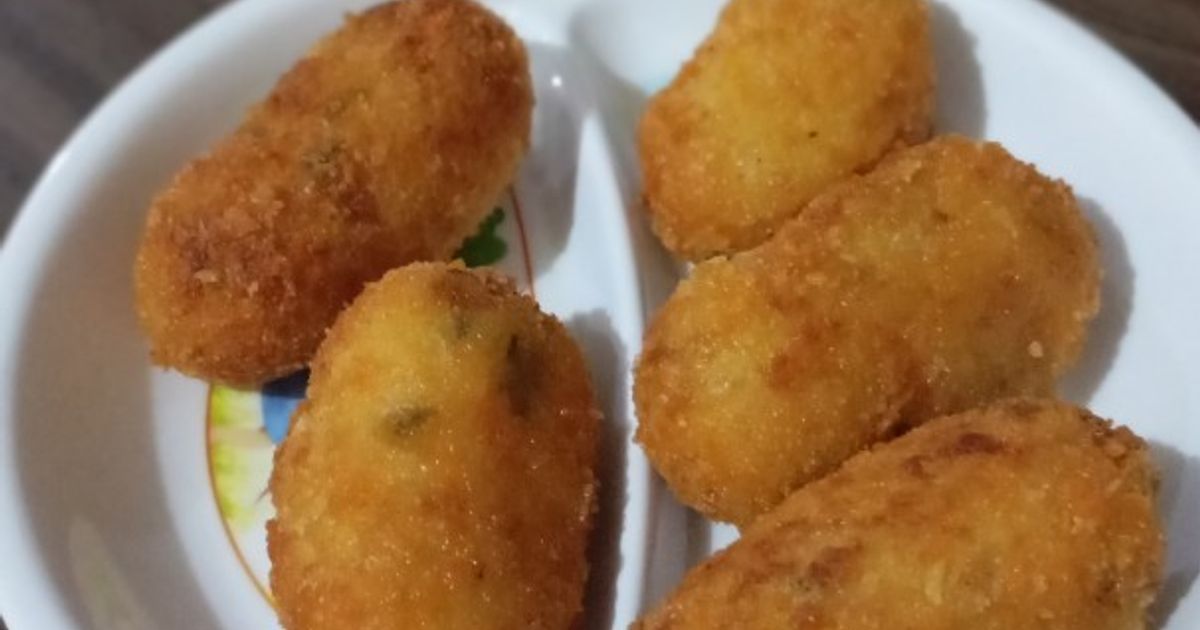Kroket Kentang Isi Ayam Sayur
